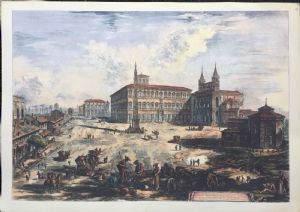 View of San Giovanni in Laterano - Piranesi print